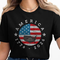 America 1776-2026 Anniversary Graphic T-Shirt product