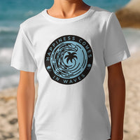 Happiness Comes In Waves Graphic T-shirt product type
