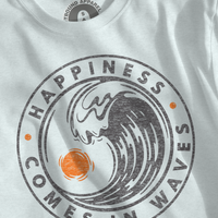 Happiness Comes In Waves Graphic T-shirt product type