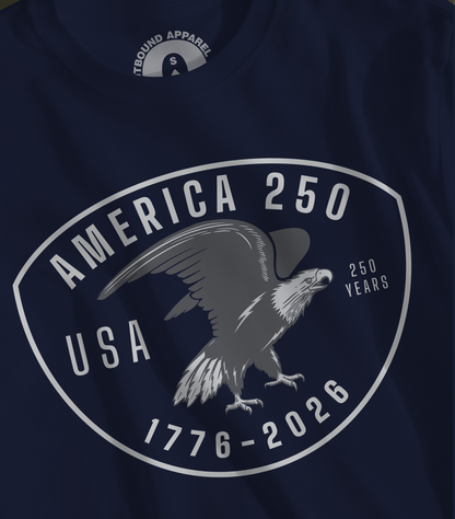 America 250 USA 1776-2026 Eagle Design T-Shirt product