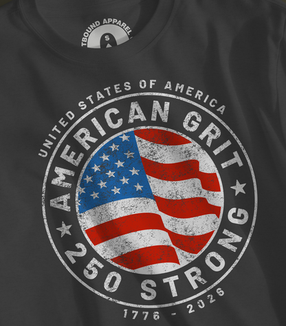 American Grit 250 Strong 1776-2026 T-shirt product