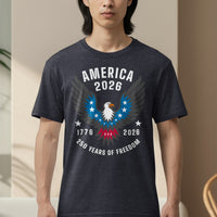 America 2026 250 Years of Freedom Graphic T-shirt