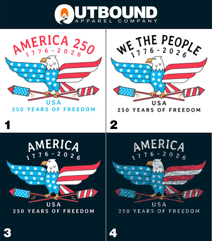 America 250 Years of Freedom USA Apparel product