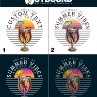 Summer Vibes August 2025 Custom Text Product Type