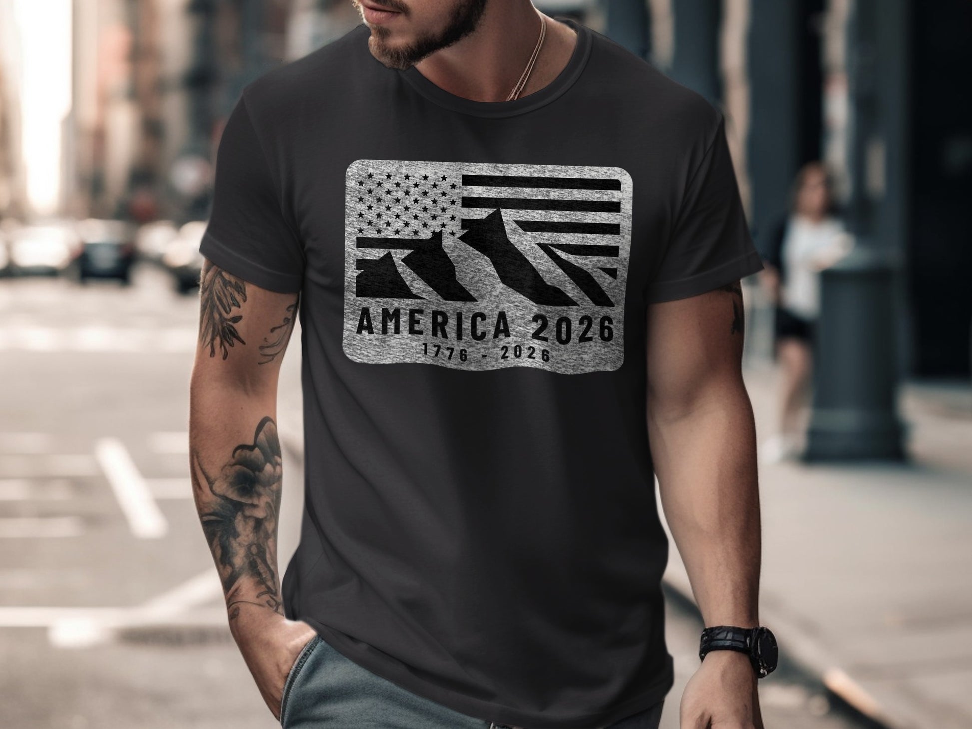 America 2026 Graphic Design Men's T-Shirt product type