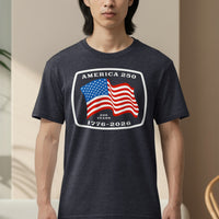 America 250 1776-2026 Flag Graphic Printed T-Shirt product