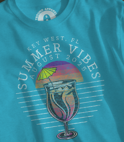 Key West FL Summer Vibes August 2025 T-shirt product type